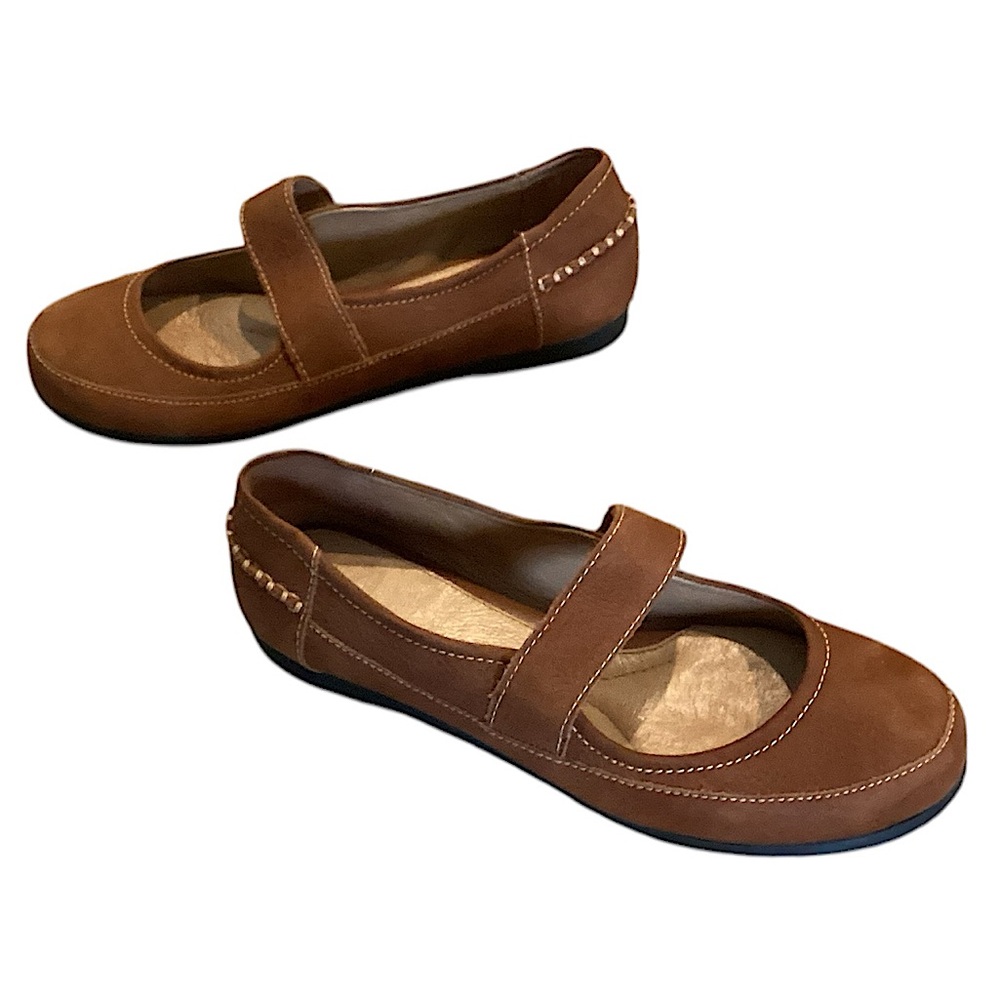 Nurture Leather Mary Jane Flat Shoes 8.5